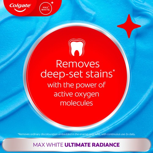 Colgate Max White Ultimate Radiance At Home Teeth Whitening Toothpaste