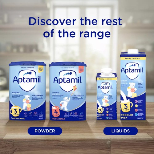 Aptamil 3 Baby Toddler Milk Formula Liquid 1-3 Years 