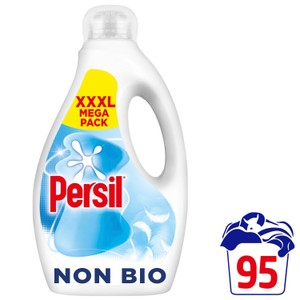 Persil Non Bio Liquid Detergent XXXL 190 Washes 2.565L