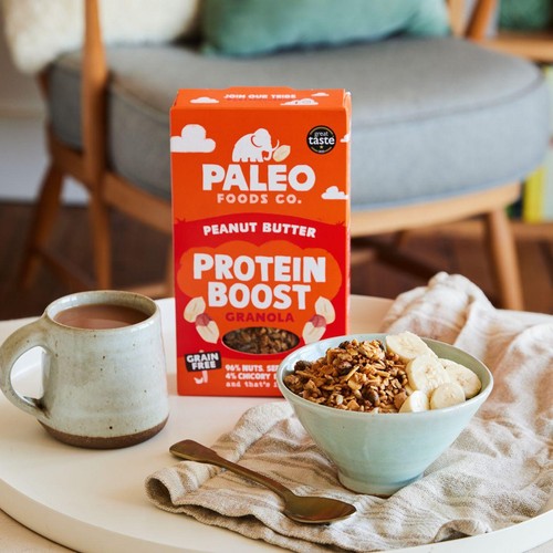 Paleo Foods Co Peanut Butter Protein Boost Grain Free Granola