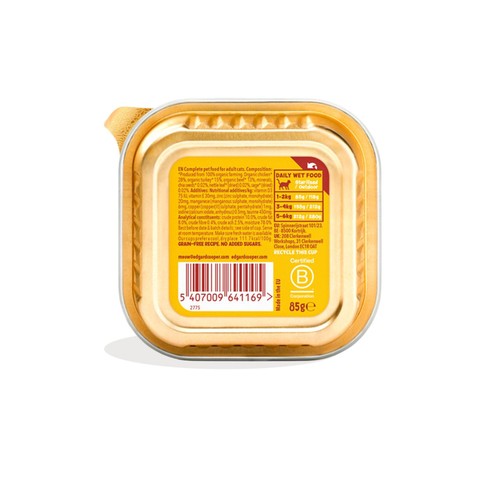 Edgard & Cooper Organic Cat Pate Adult Turkey