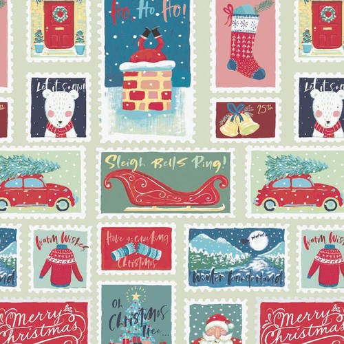Christmas Stamps Rollwrap