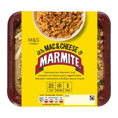 M&S It's Mac & Cheese Marmite Serves 1