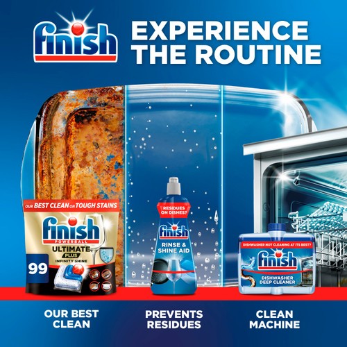 Finish Ultimate Plus All In One Dishwasher Tablets Fresh