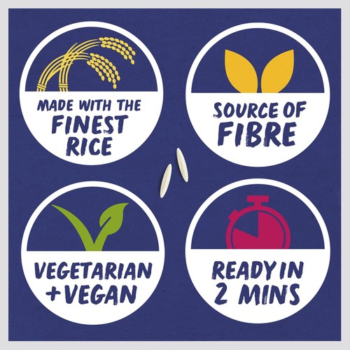 Tilda Microwave Sticky Medium Grain Rice