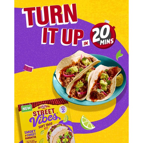 Old El Paso Street Vibes Taco Kit Barbacoa