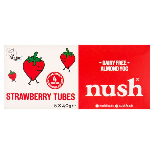 Nush Kids Strawberry Almond Tubes