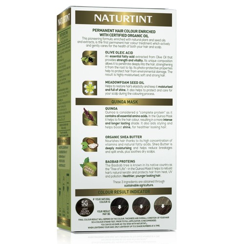 Naturtint Permanent Hair Colour Gel 5G Light Golden Chestnut