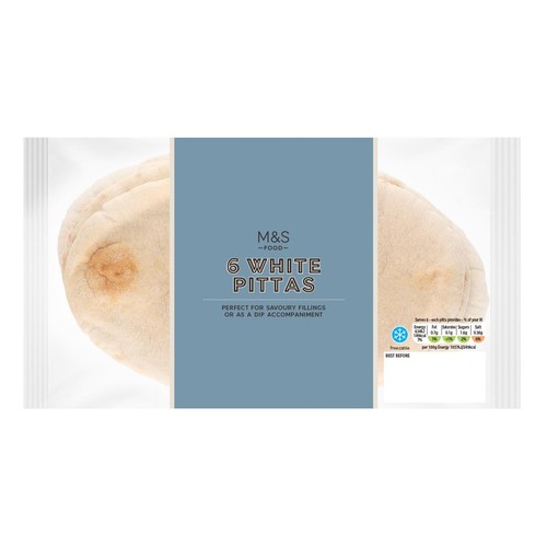 M&S White Pittas