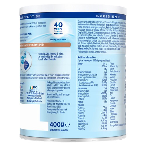 Aptamil Lactose Free Baby Milk Formula Powder Birth for Lactose Intolerance