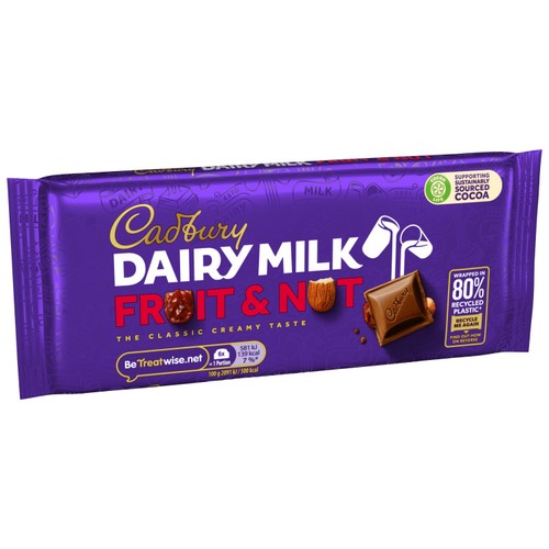 Cadbury Dairy Milk Fruit & Nut Chocolate Bar