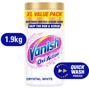 Vanish Oxi Action Fabric Stain Remover Powder Whites