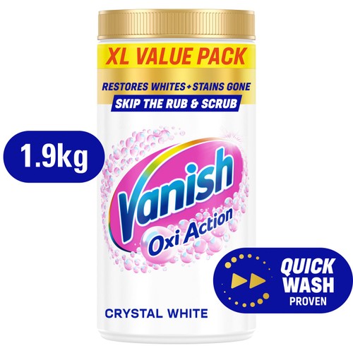 Vanish Oxi Action Fabric Stain Remover Powder Whites