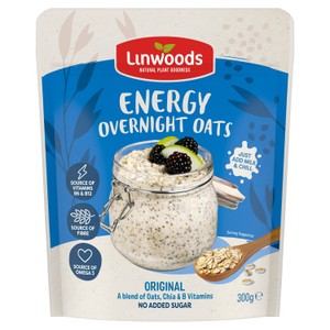 Linwoods Chocolate Flavour Protein Overnight Oats 300g