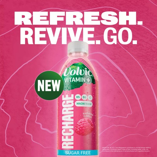 Volvic Vitamin Raspberry Recharge Vitamin Flavoured Water