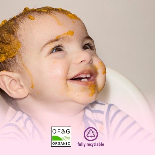 Little Freddie Organic Mango, Berries, Apples & Oats Baby Food Pouch 6+ M