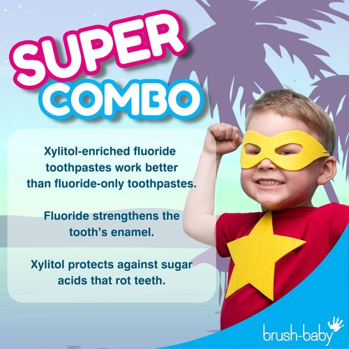 Brush-Baby Kids Tutti Frutti Toothpaste, 3-6 Yrs