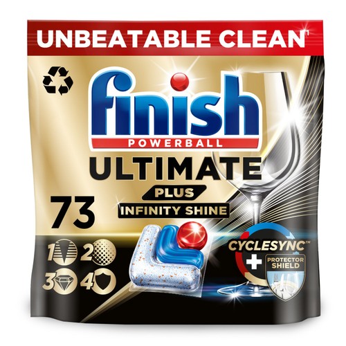 Finish Ultimate Infinity Shine Plus Dishwasher Tablets