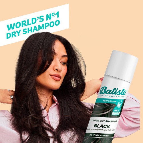 Batiste Hint Of Colour Black Dry Shampoo 