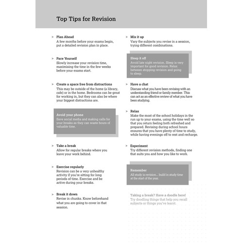 A5 Revision Planner