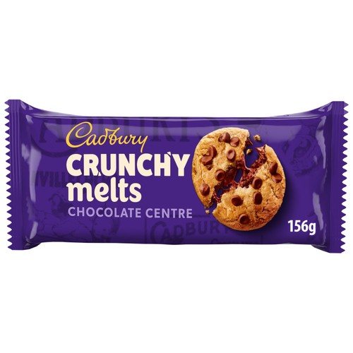 Cadbury Crunchy Melts Chocolate Centre Cookies