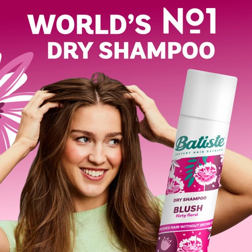 Batiste Dry Shampoo in Blush, Floral & flirty Fragrance