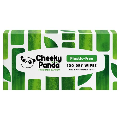 The Cheeky Panda Bamboo Baby Dry Wipes