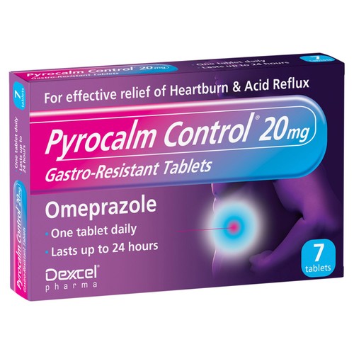 Pyrocalm Control Omeprazole Heartburn Tablets Pyrocalm Control Omeprazole Heartburn Tablets