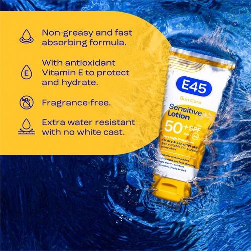E45 Sun Cream Lotion SPF 50+ 