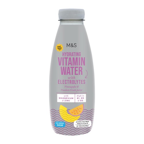 M&S Hydrating Pineapple & Passionfruit Vitamin Water