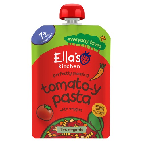 Ella's Kitchen Tomato Pasta Baby Food Pouch 7+ Months