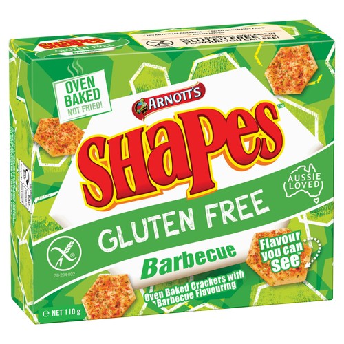 Arnotts Shapes Gluten Free BBQ
