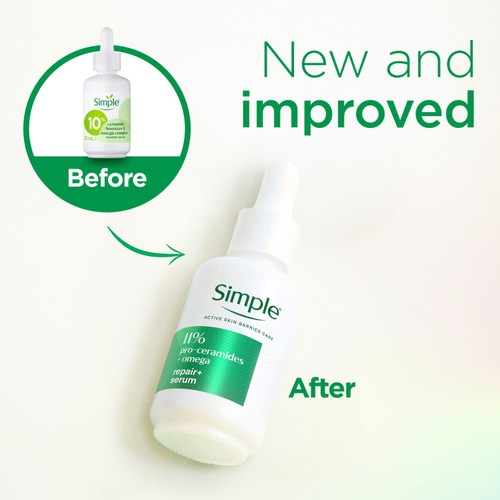 Simple Repair+ 11% Bio-lipid + Ceramide Serum