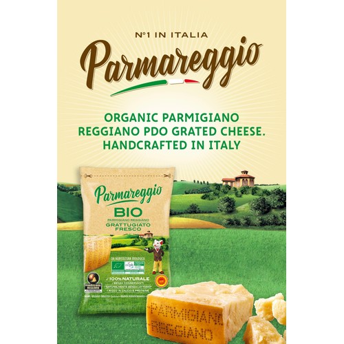 Parmareggio Parmigiano Reggiano Organic Grated