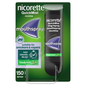 Nicorette Quickmist Mouthspray Freshmint 2 Units Quit Vaping Aid