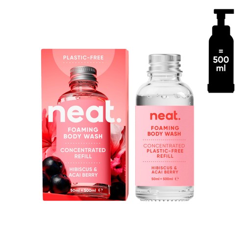 Neat Foaming Body Wash Hibiscus & Acai Berry Refill