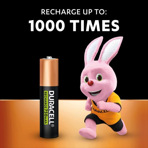 Duracell Recharge Plus AAA Rechargeable Batteries