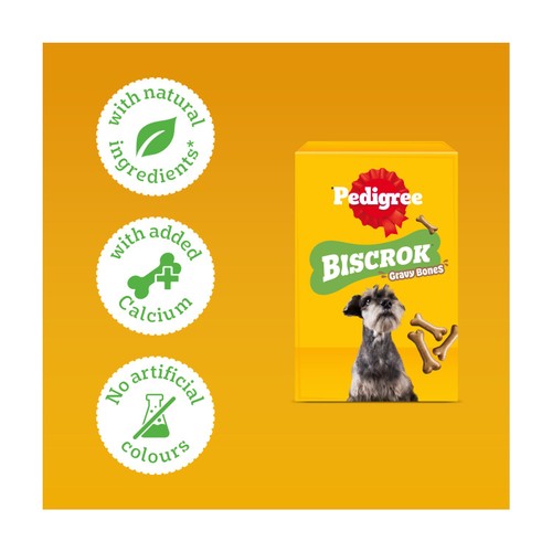 Pedigree Biscrok Gravy Bones Dog Treat Biscuits