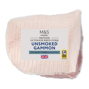 M&S British Outdoor Bred Unsmoked Gammon Joint