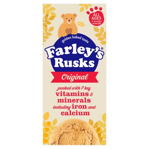 Farley's Rusks Original Baby Snack 6+ Months