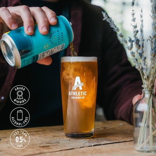 Athletic Brewing Co Run Wild IPA Alcohol Free