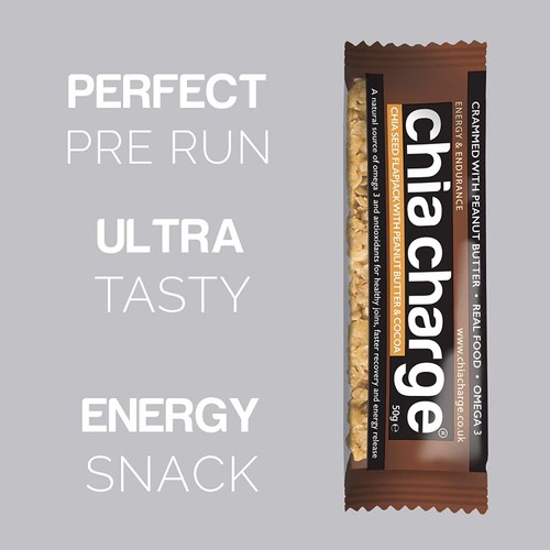 Chia Charge Peanut Butter & Cocoa Chia Seed Flapjack
