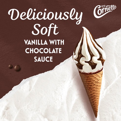 Cornetto Soft Chocolatey Ice Cream Cones