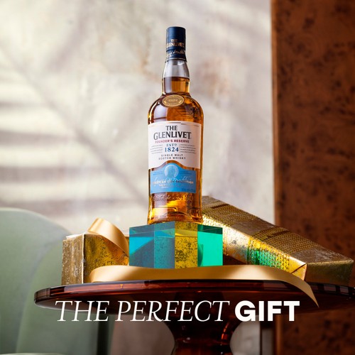 The Glenlivet Founders Reserve Single Malt Scotch Whisky  With Giftbox