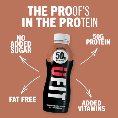 UFIT Chocolate 50g Protein Milkshake 