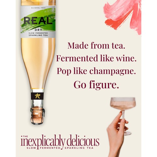 REAL Dry Slow Fermented Sparkling Tea