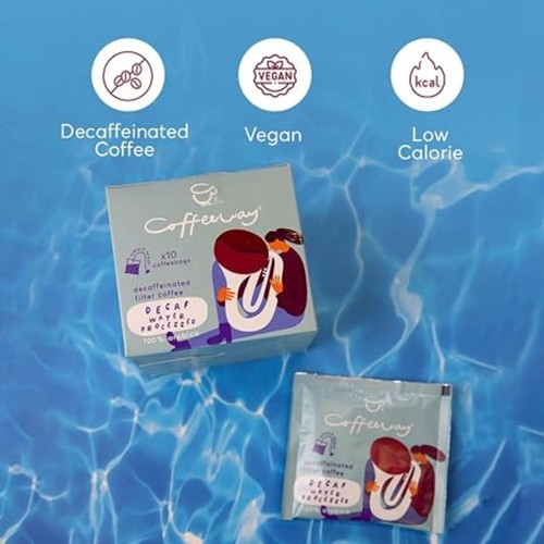 Coffeeway Decaf Water Processed Single Serve Coffee Bags