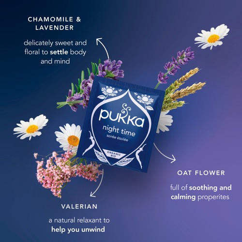 Pukka Organic Sleep Collection Herbal Tea with Chamomile & Berries
