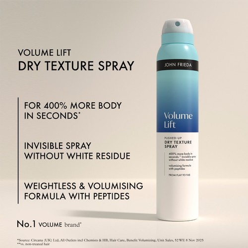 John Frieda Volume Lift Pushed-Up Dry Texture Spray