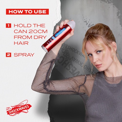 Wella Shockwaves Ultra Strong Power Hold Hairspray